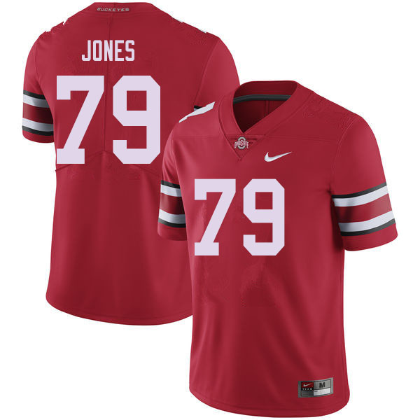 Men #79 Dawand Jones Ohio State Buckeyes College Football Jerseys Sale-Red